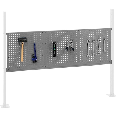 Global Industrial 18in & 36in Pegboard Panel Kit, 60inW, Gray 318864GY